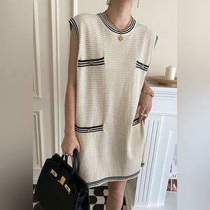 Sleeveless Knit Minidress
